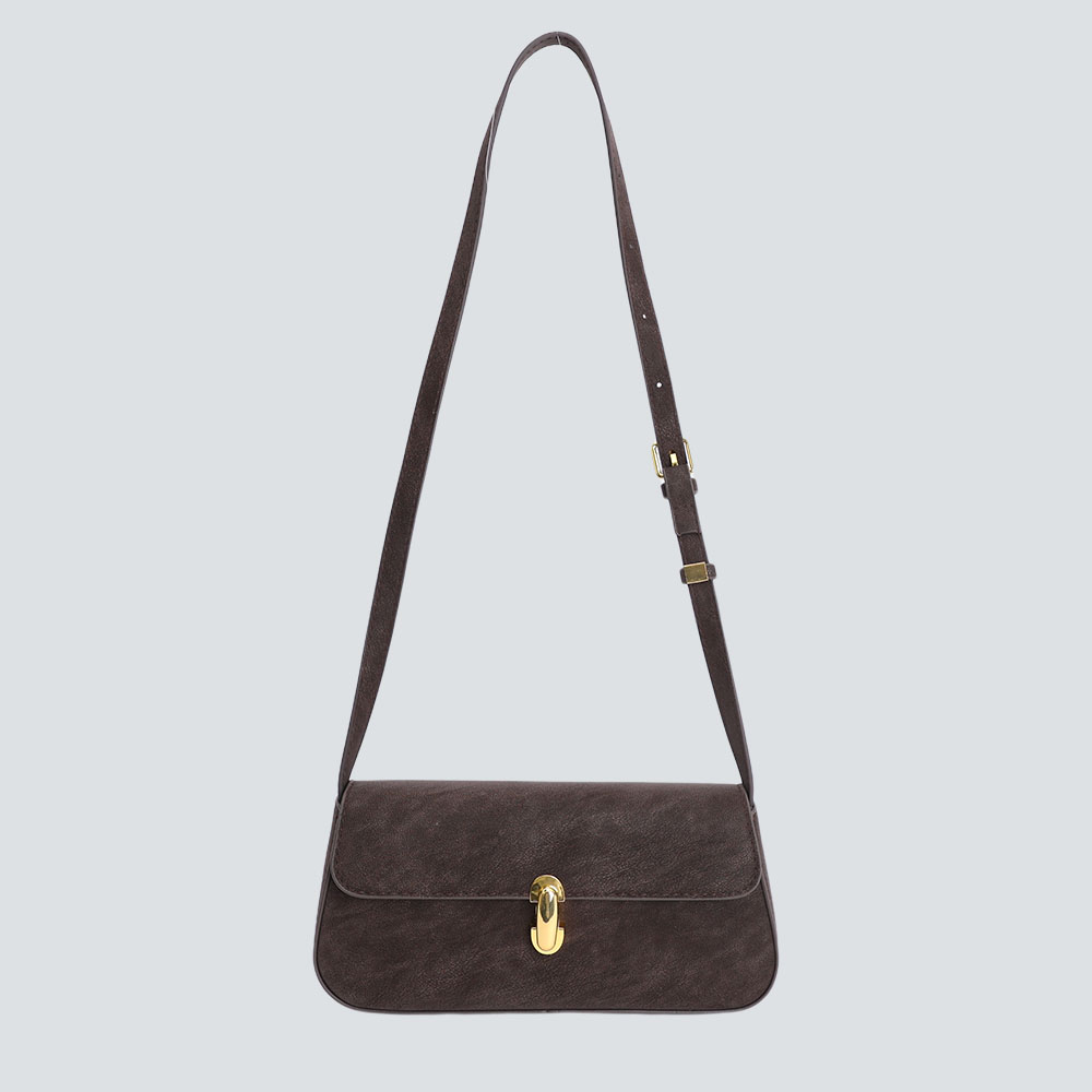 Vintage Slouchy Thin-Strap Shoulder Bag - Image 5