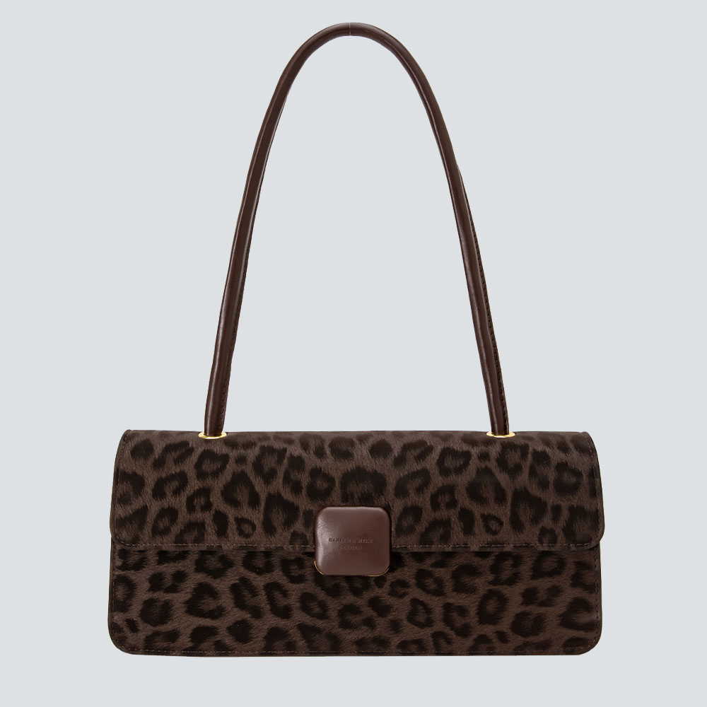 Vintage-Inspired Textured Clutch Shoulder Bag