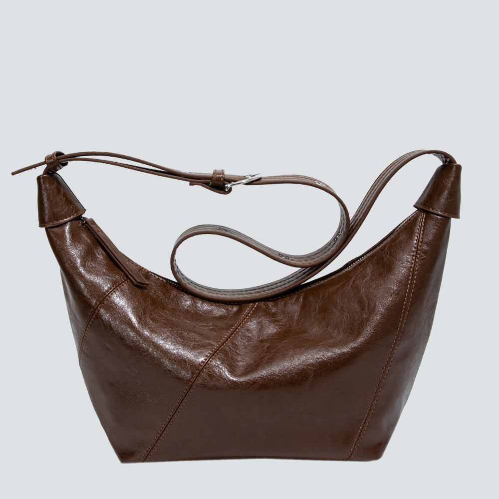 Elegant Leather Hobo Bag