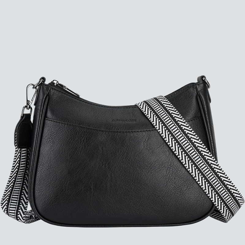 APHISON Trendy Leather Crossbody Purse with Adjustable Strap, Women's Shoulder Handbag