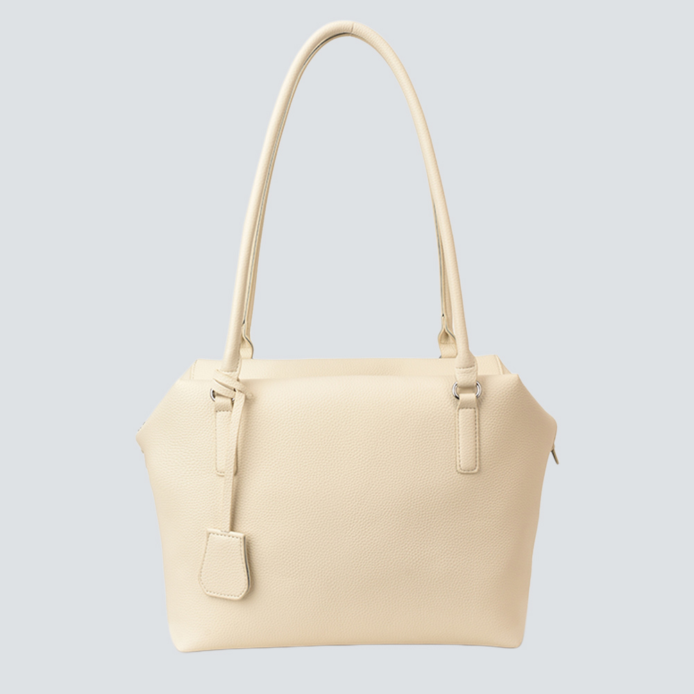 Pebble Leather Large Commute Tote Shoulder Bag - Image 3