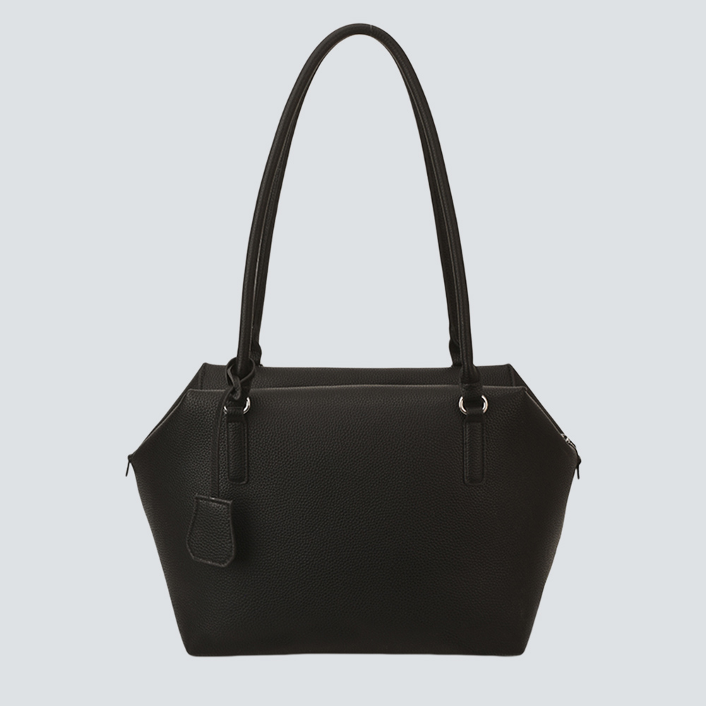 Pebble Leather Large Commute Tote Shoulder Bag - Image 5